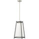 Milroe 1 Light 14 inch Brushed Nickel Indoor Pendant Ceiling Light